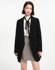 EP YAYING Tailored Wool Coat