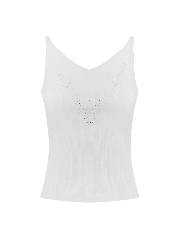 YAYING V-neck Knitted Vest