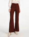 EP YAYING Bootcut Slit-hem Pants