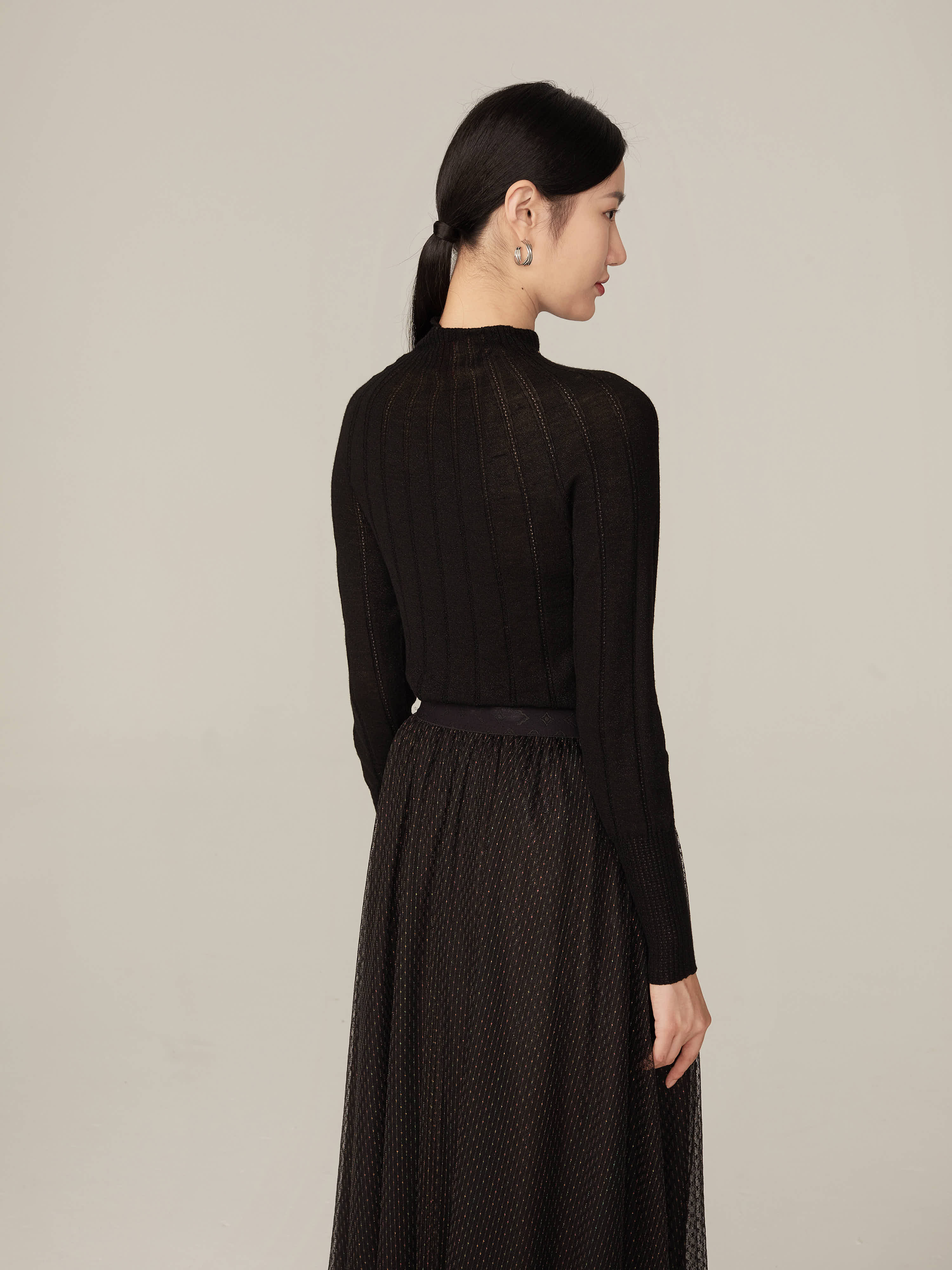 YAYING Fine-Knited Merino Knitted Top