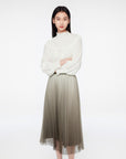 EP YAYING Ruffle-Collar Blouse