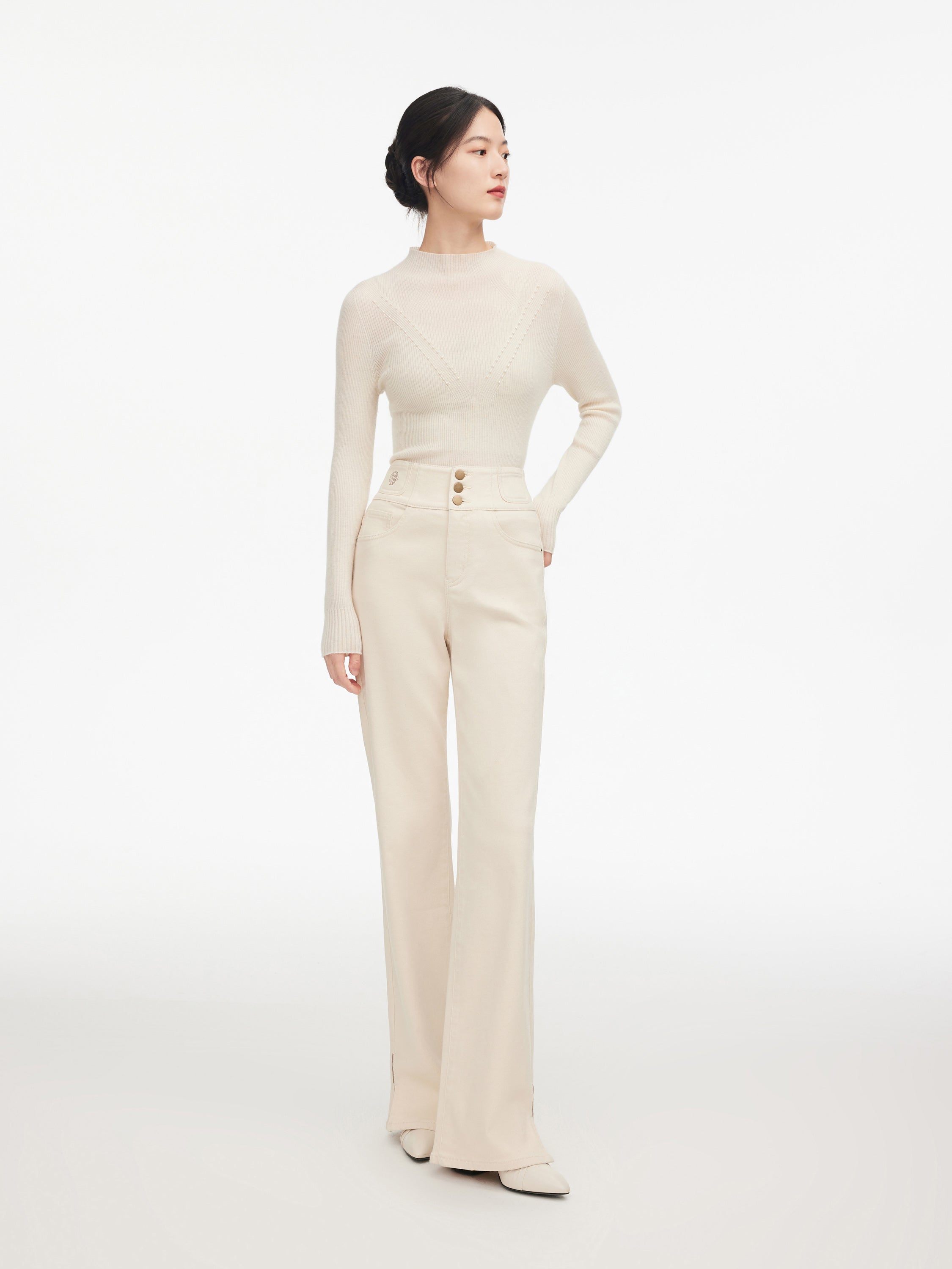 EP YAYING Turtleneck Cashmere Sweater