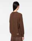 EP YAYING Cute Yak Knit Sweater