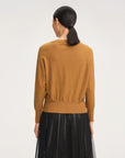 YAYING Spliced Printed Knit Top