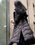 EP YAYING Trench-style Down Jacket
