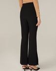 YAYING Triacetate Flare-Leg Pants