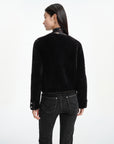 EP YAYING Trimmed Knitted Jacket