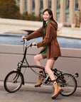 EP YAYING Leather Platform Lace Up Boots