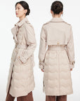 EP YAYING Trench-style Down Jacket