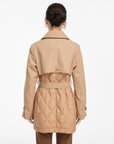 EP YAYING Trench-style Down Jacket