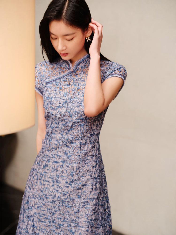 YAYING Chinese Style Slim Fit Dress