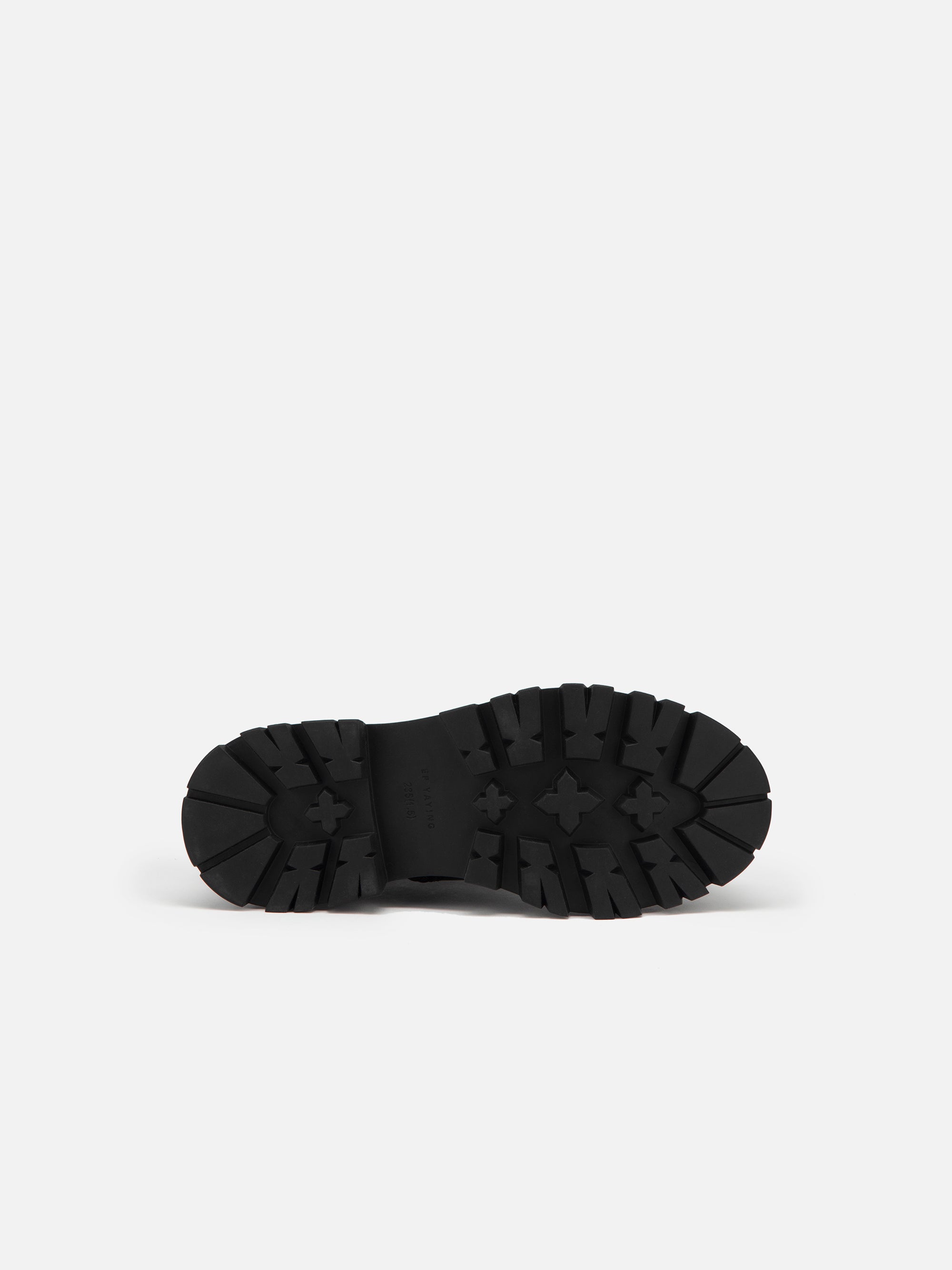 EP YAYING Leather Platform Lace Up Boots