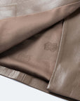 EP YAYING Nappa Wrap Skirt with Buttons