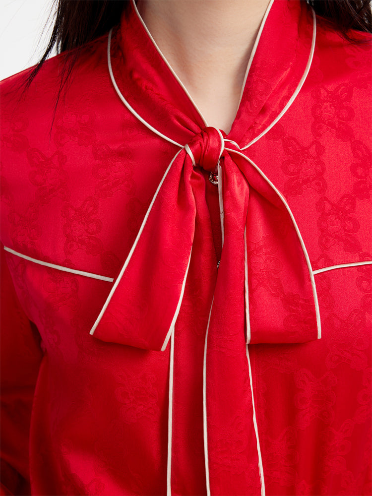 EP YAYING Lace-up Shirt