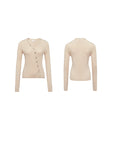 EP YAYING Front Wrapped Knit Top