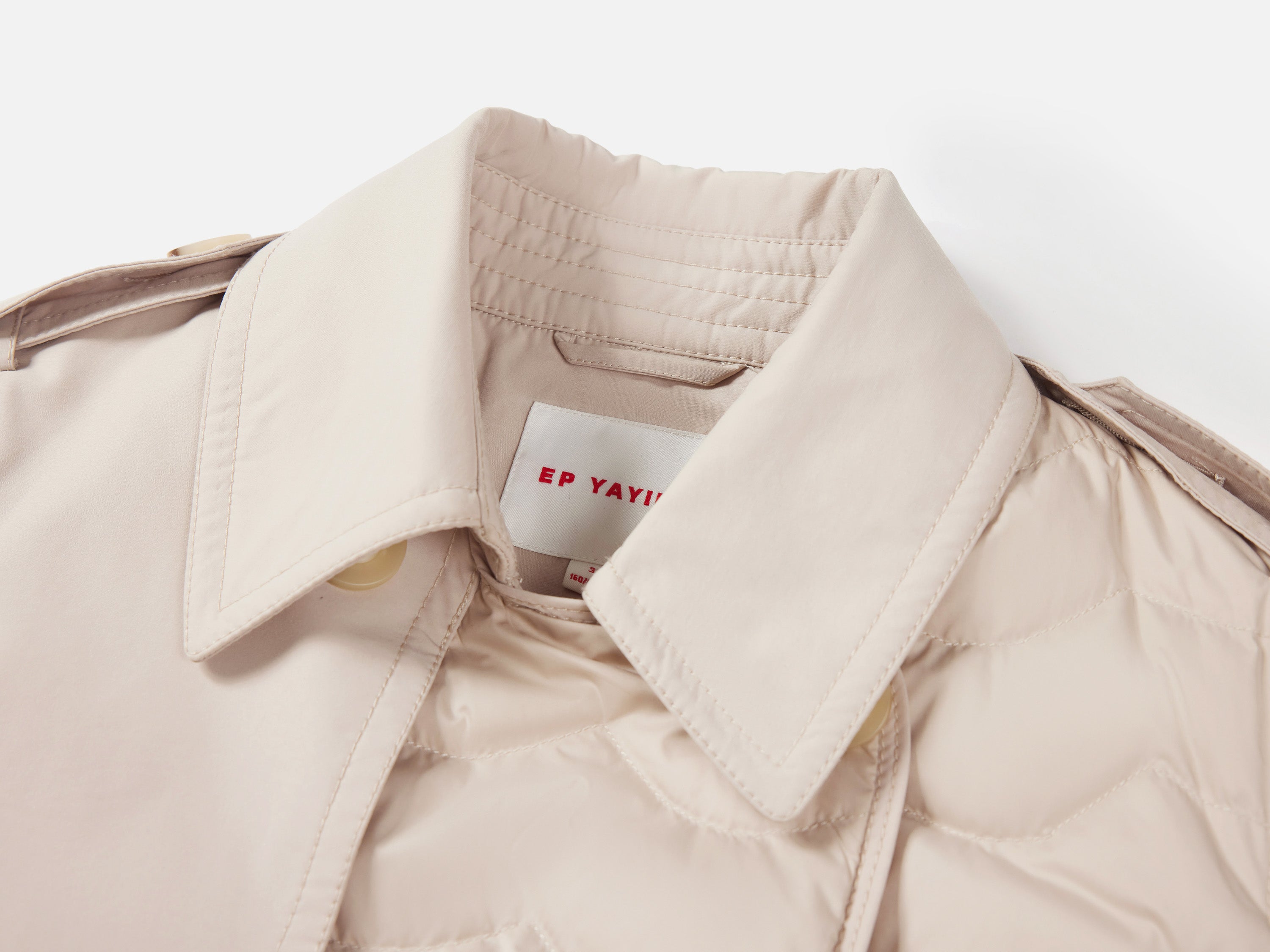 EP YAYING Trench-style Down Jacket