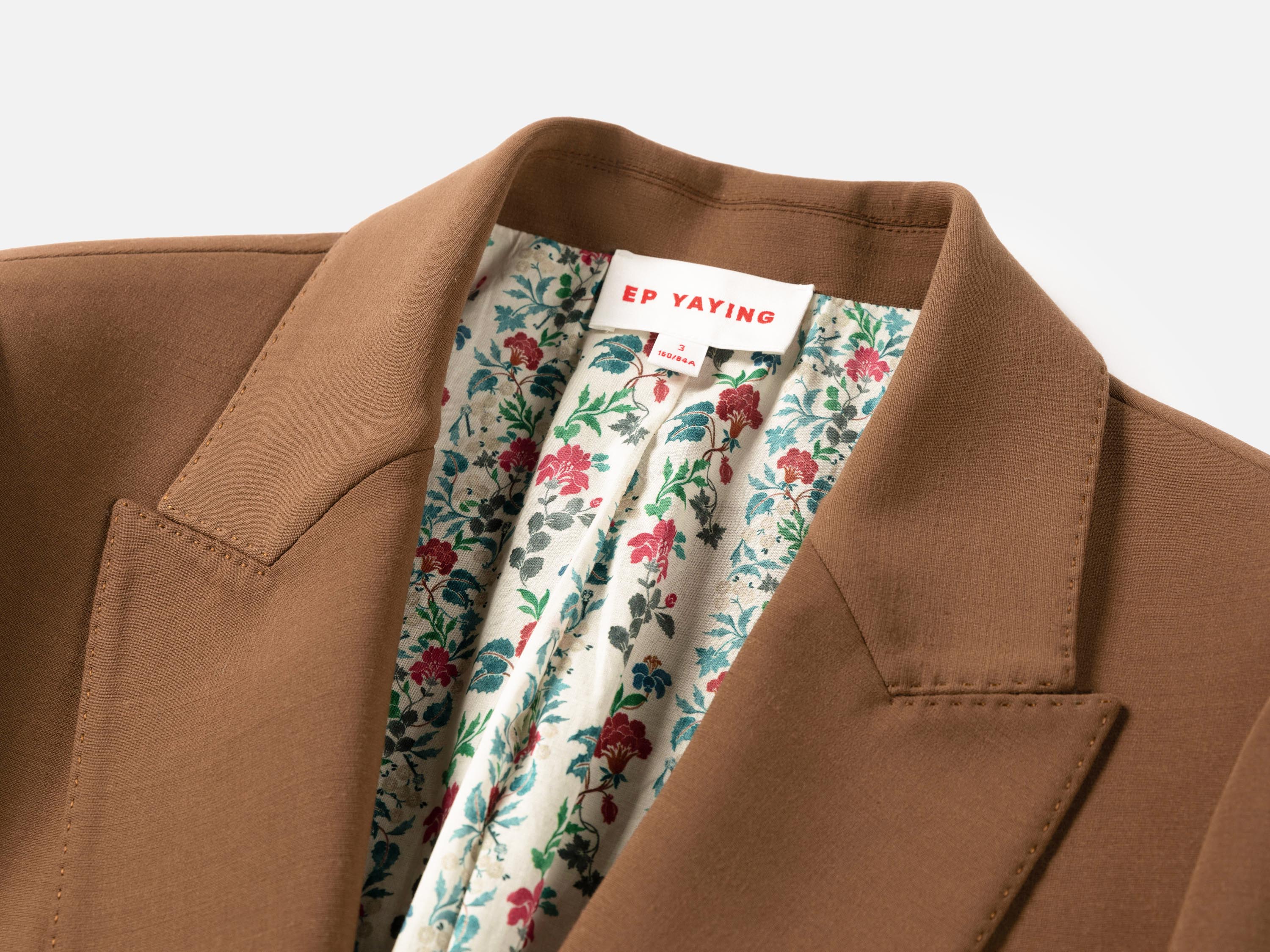 EP YAYING Hip length Wool Blazer