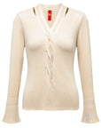 YAYING Wool Fit Long-seleves Sweater Top
