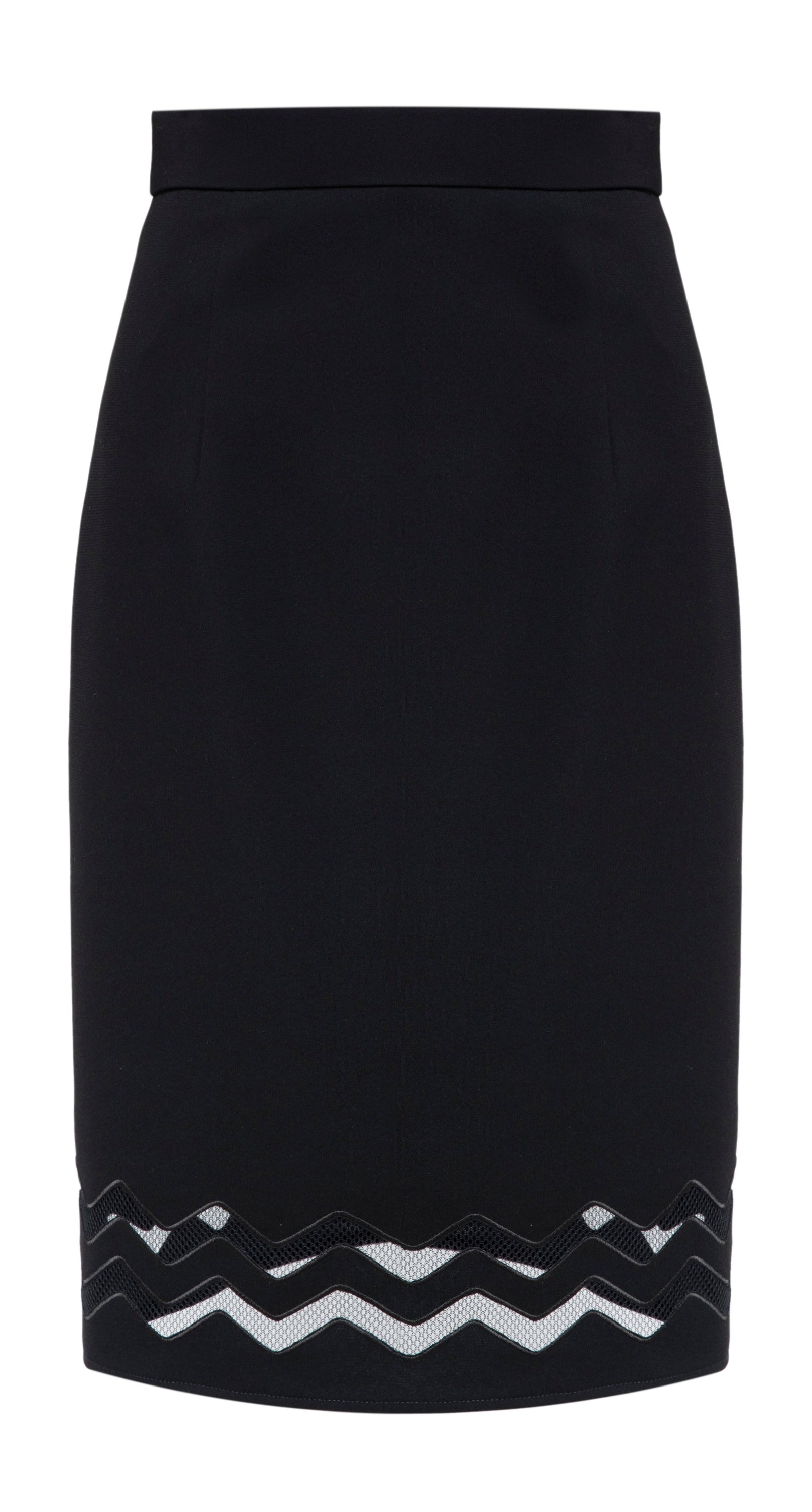 YAYING Black Midi Skirt