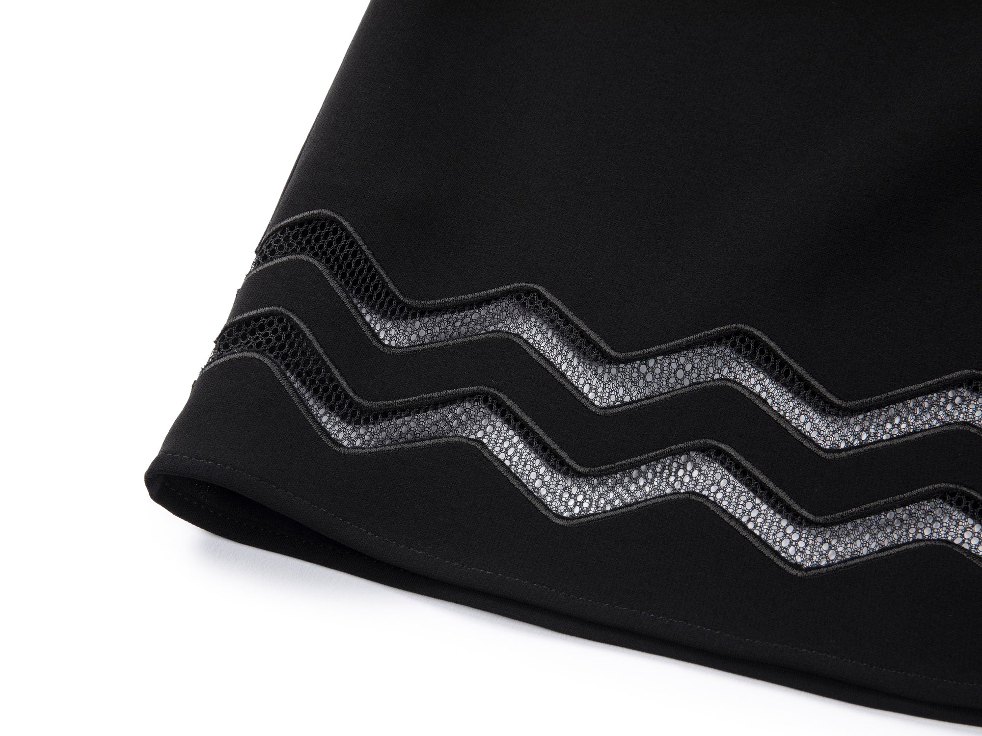 YAYING Black Midi Skirt