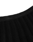 YAYING Pleated Knit Midi Skirt