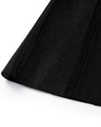 YAYING Pleated Knit Midi Skirt