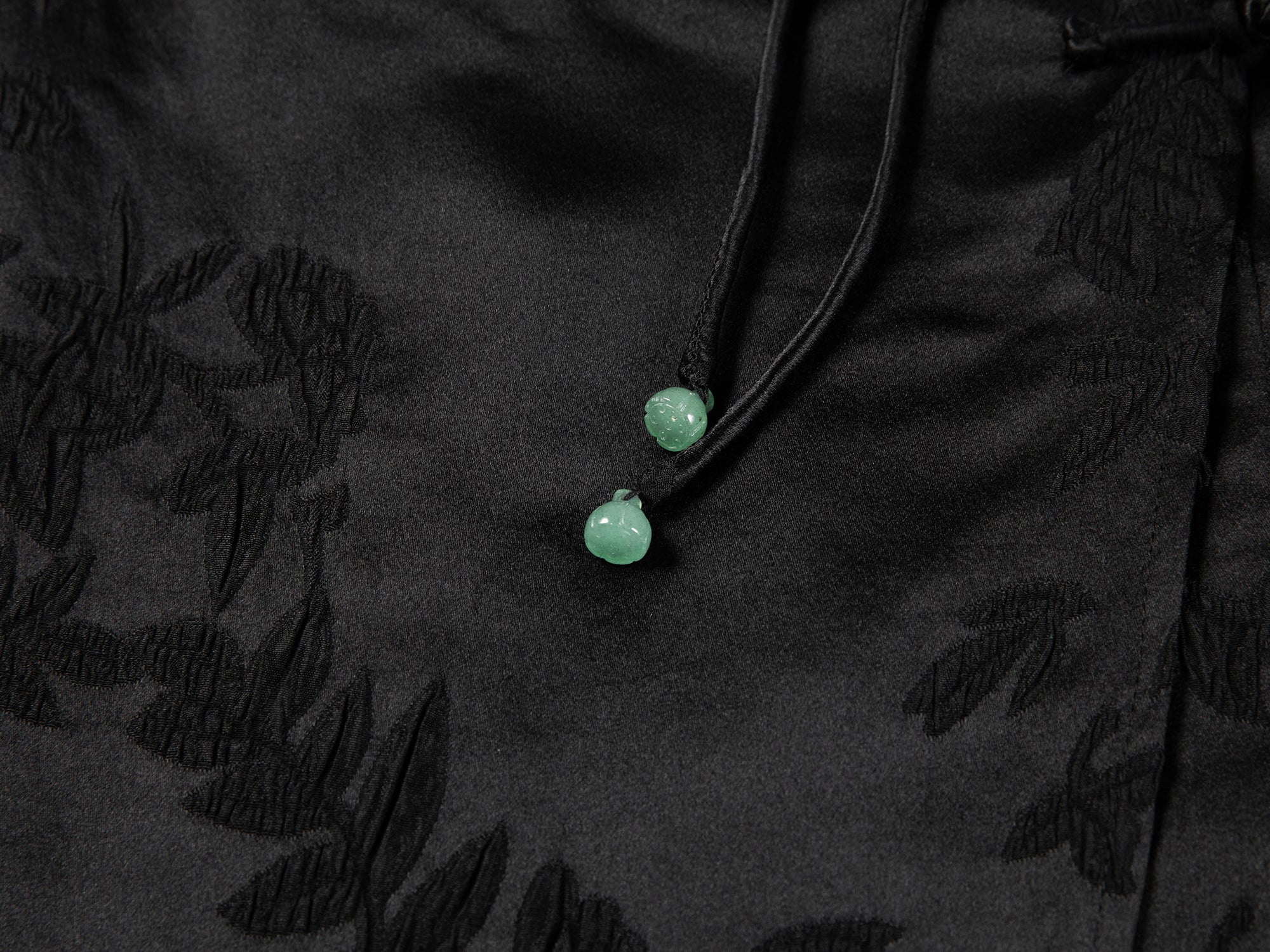 EP YAYING Mulberry Silk Embossed Midi Skirt