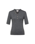 EP YAYING Wool V-neck Fit Sweater Top