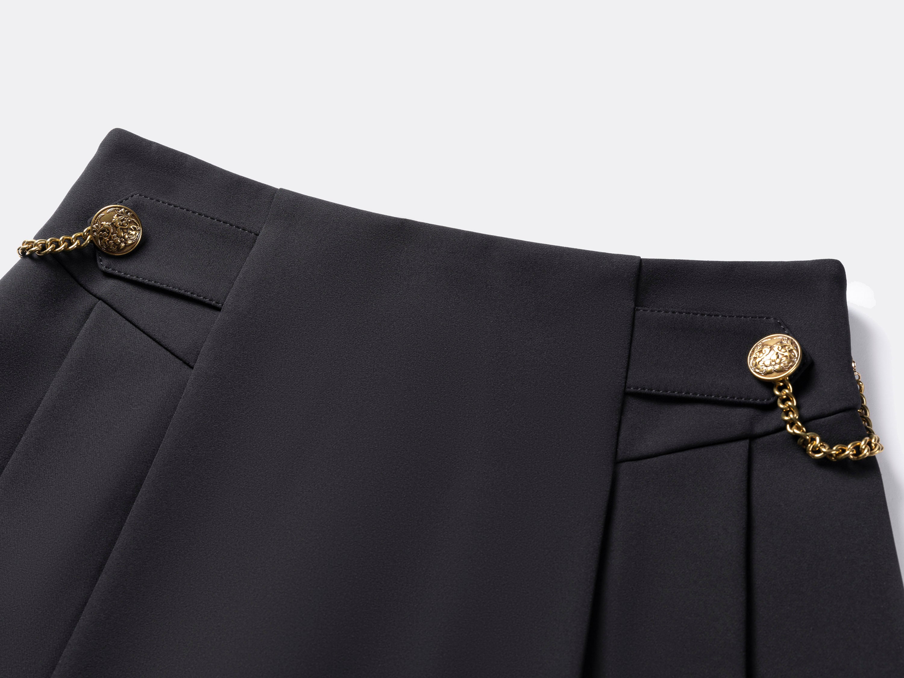 EP YAYING A-Shaped Pleated Mimiskirt