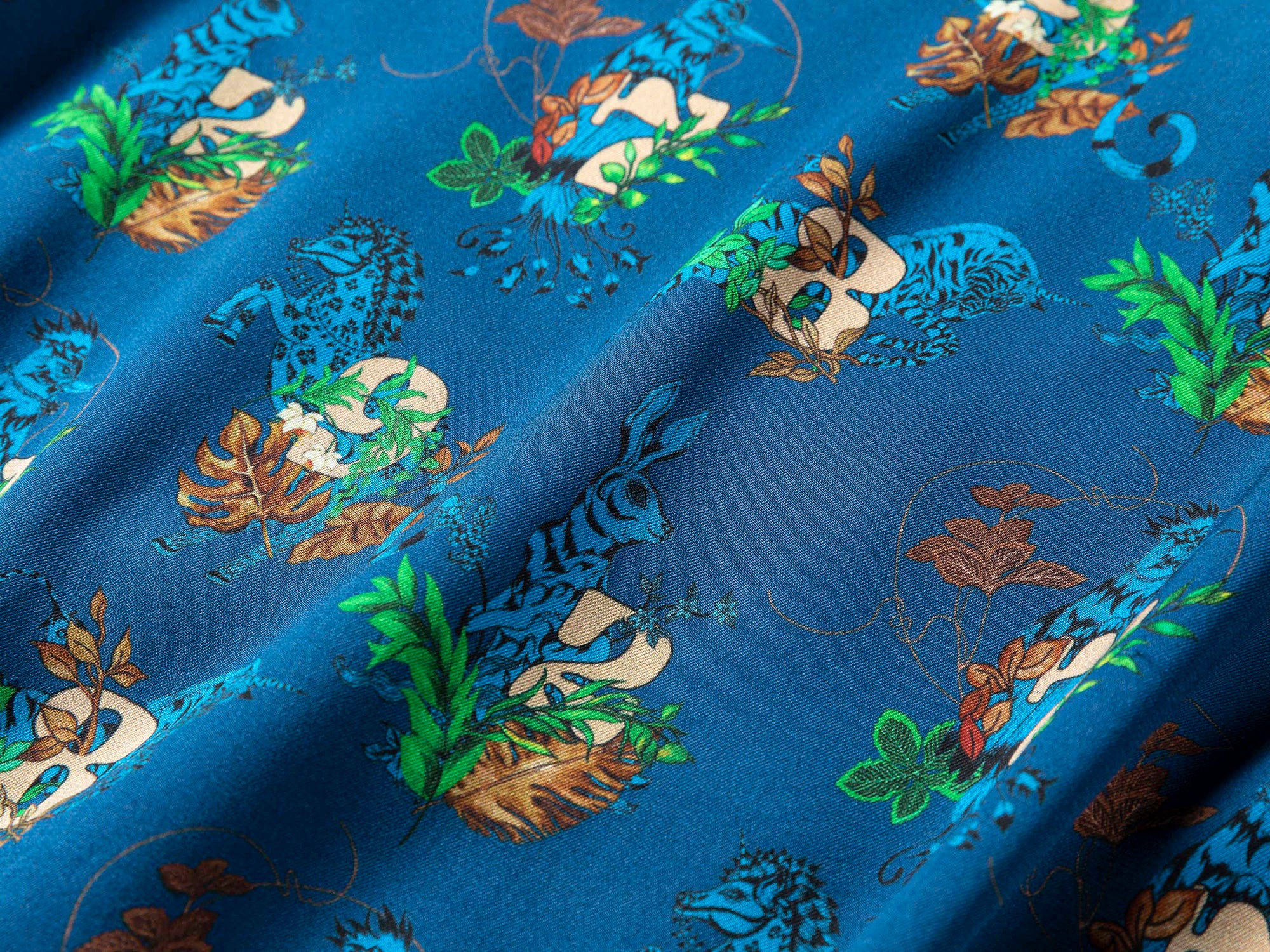 EP YAYING Mulberry Silk Printed Blouse