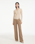 EP YAYING Front Wrapped Knit Top