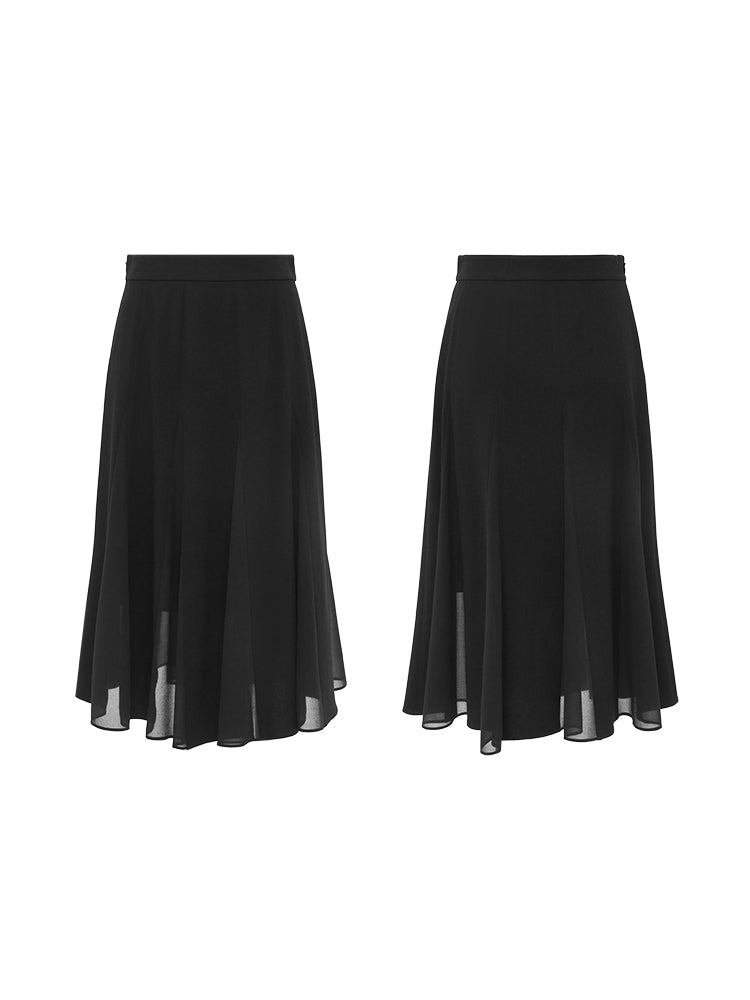 YAYING Elegant Black Skirt