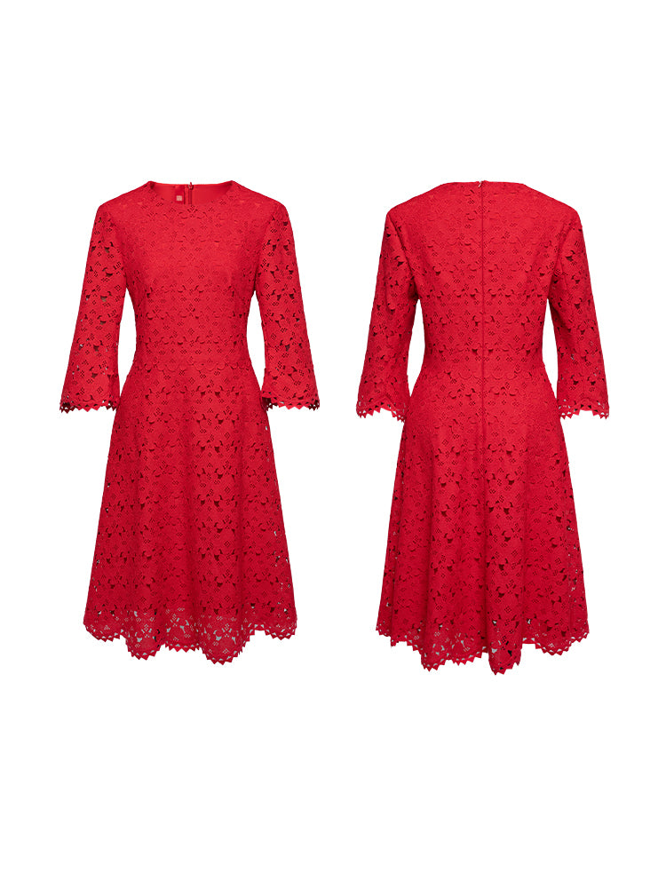 YAYING Embroidered Dress