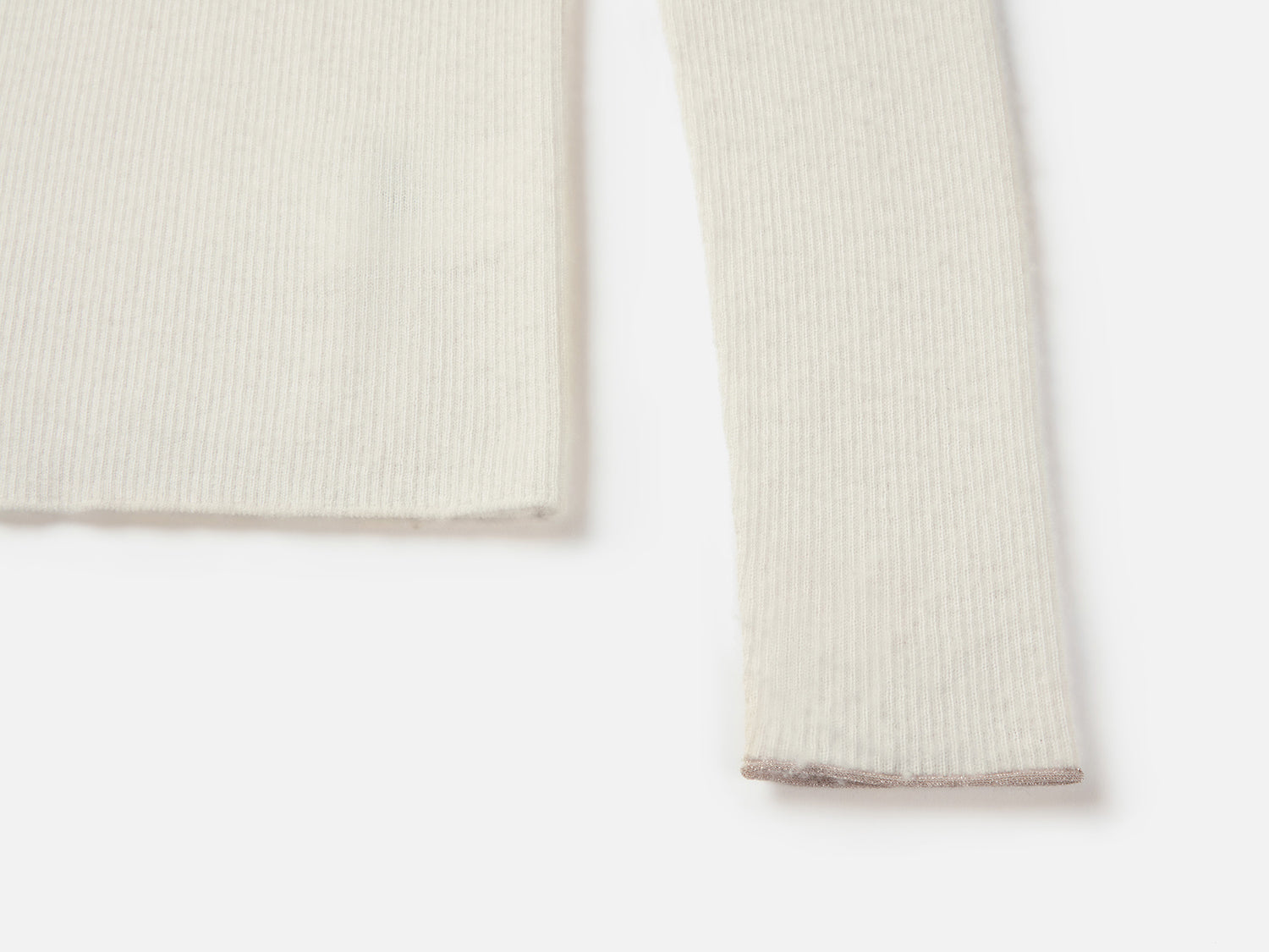 EP YAYING Stand-up Collar Cashmere Knit Top