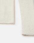 EP YAYING Stand-up Collar Cashmere Knit Top