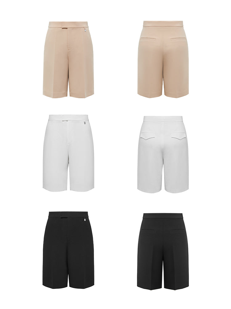 EP YAYING Black Unisex Shorts