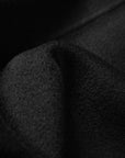 EP YAYING Trimmed Black Double Woolen Jacket