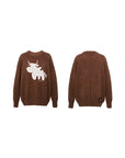 EP YAYING Cute Yak Knit Sweater