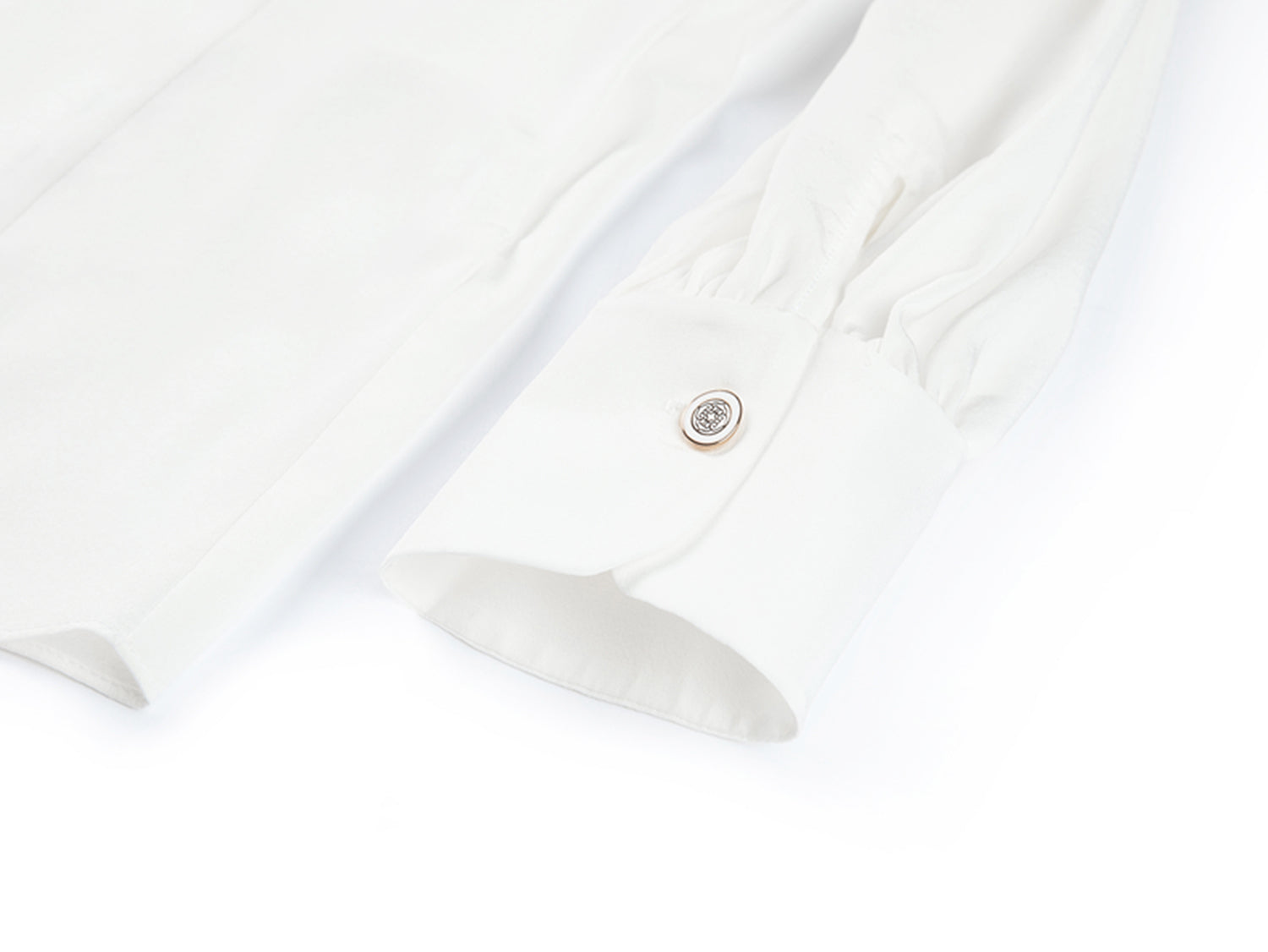 YAYING Silky White Blouse
