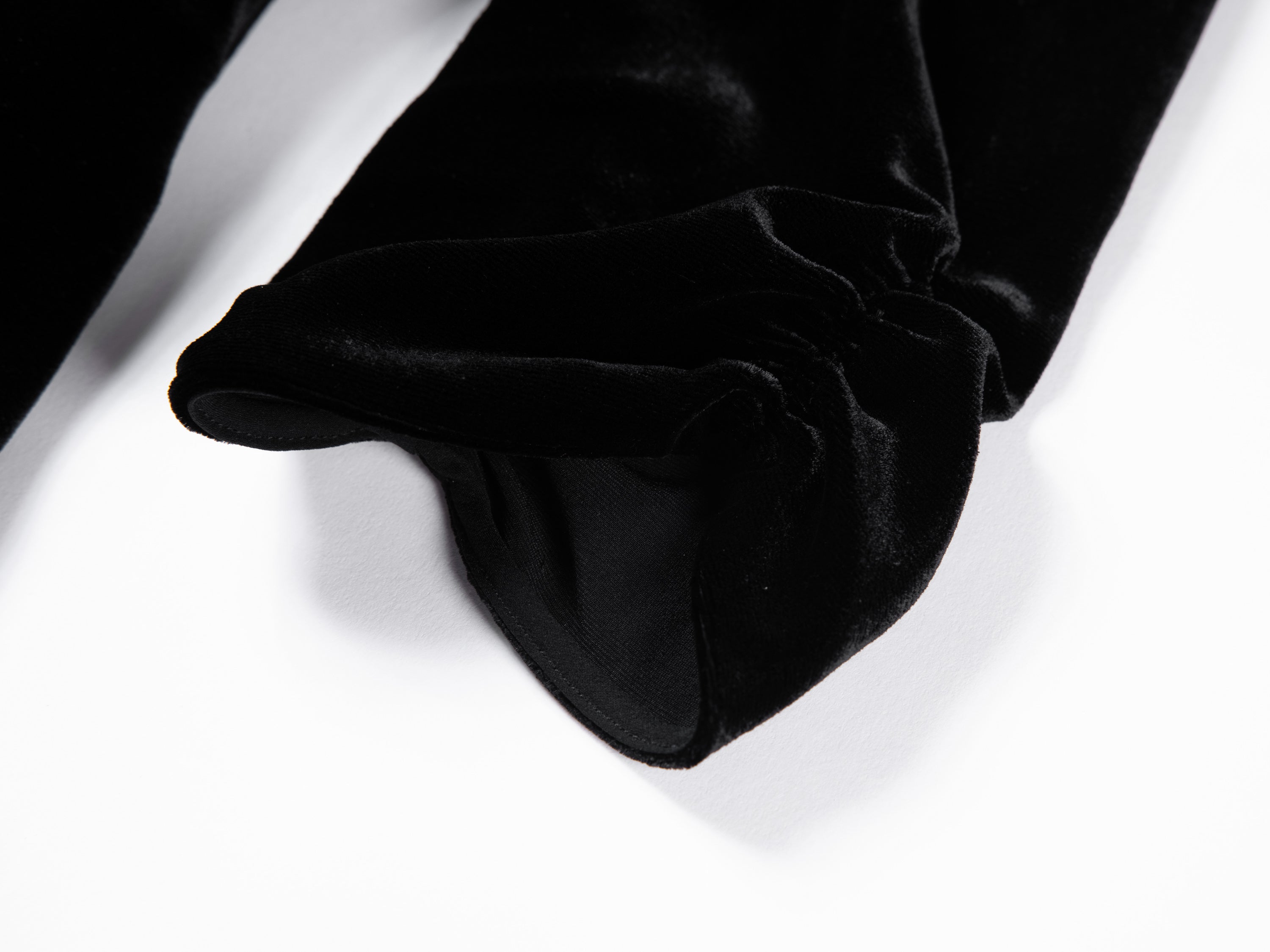 EP YAYING Lace Collar Velvet Knee Length Dress