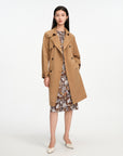 EP YAYING Loose-fit Trench Coat