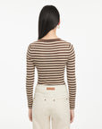 EP YAYING Ribbed Knit Top