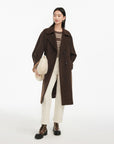 EP YAYING Yak Wool Belted Coat