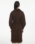 EP YAYING Yak Wool Belted Coat