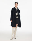 EP YAYING A-shape Woolen Coat