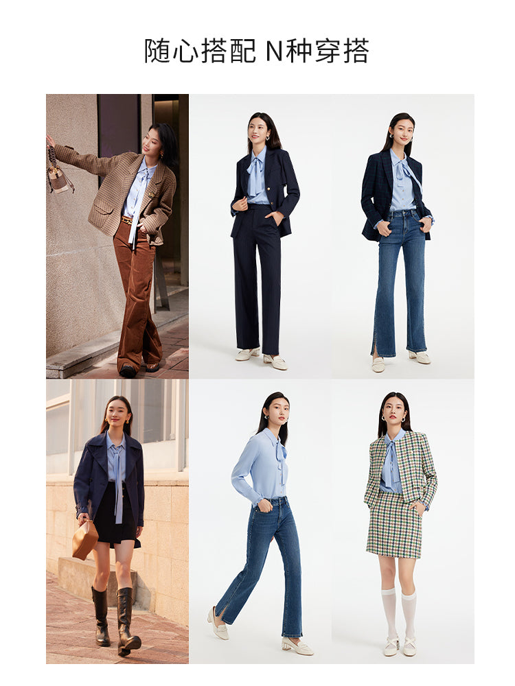 EP YAYING Mulberry Silk Shirt