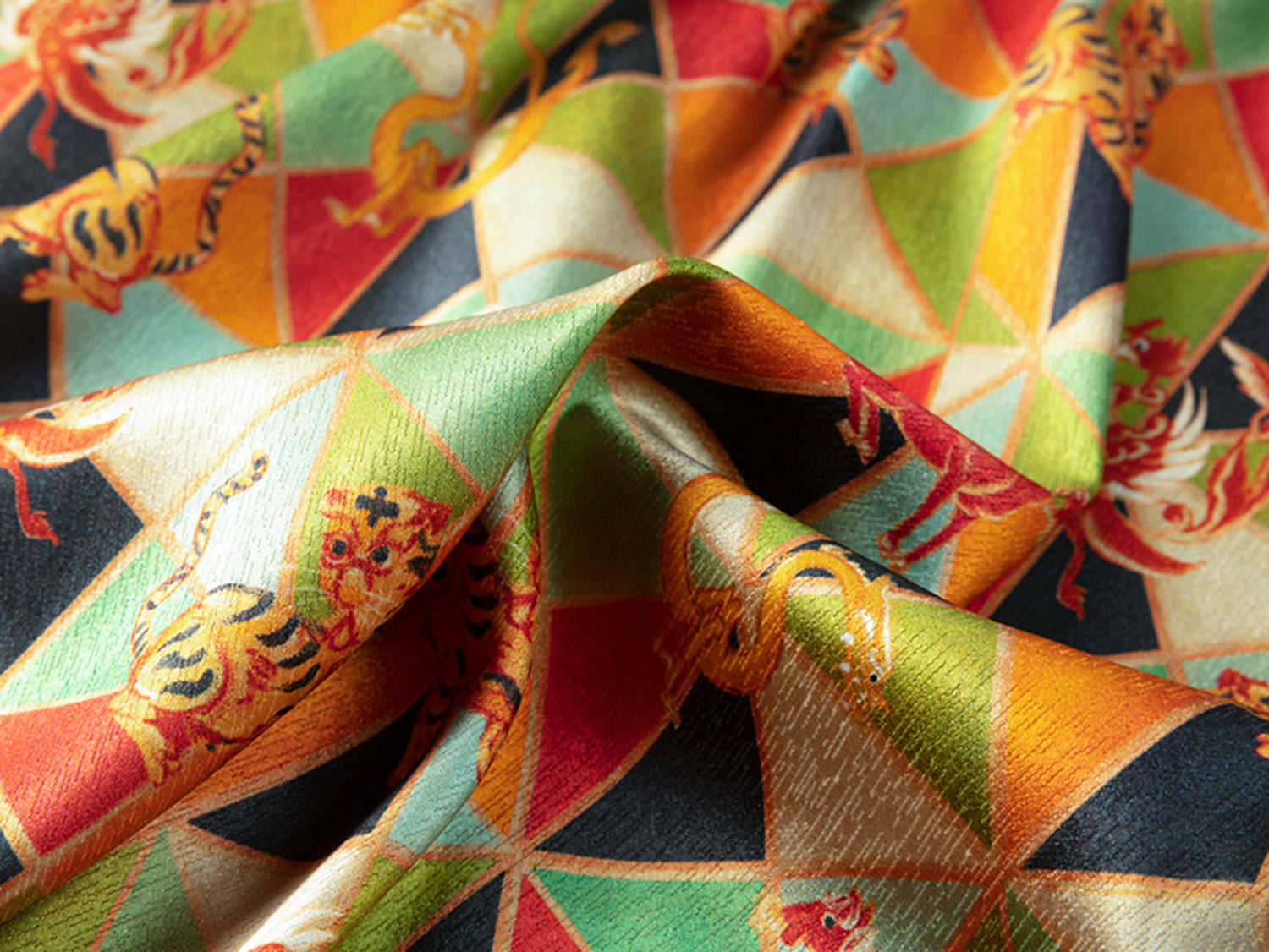 YAYING Animal&amp;Geometric Printed Blouse