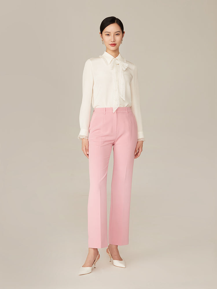 YAYING Lace Bow Shirt