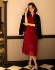 YAYING Gathered Waist Dress