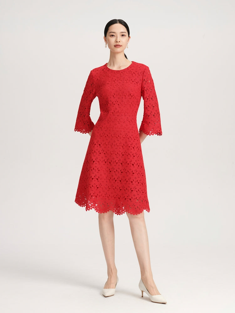 YAYING Embroidered Dress